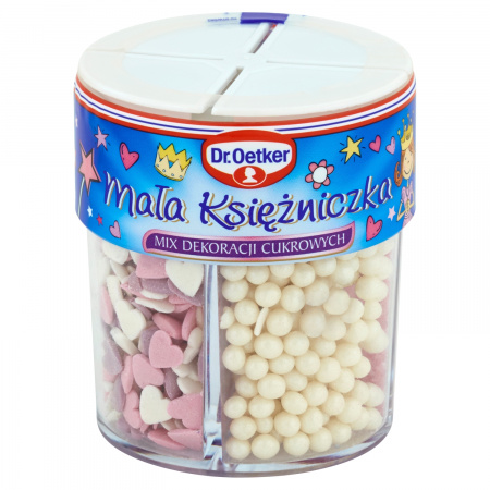 Dr. Oetker Mała księżniczka Mix dekoracji cukrowych 78 g