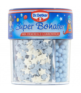 Dr. Oetker Mix dekoracji cukrowych super bohater 76 g