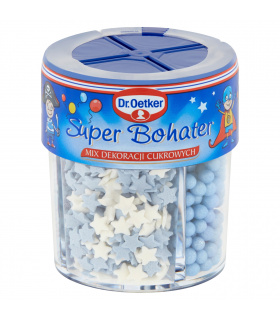 Dr. Oetker Mix dekoracji cukrowych super bohater 76 g