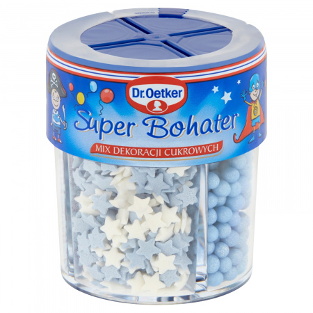 Dr. Oetker Mix dekoracji cukrowych super bohater 76 g