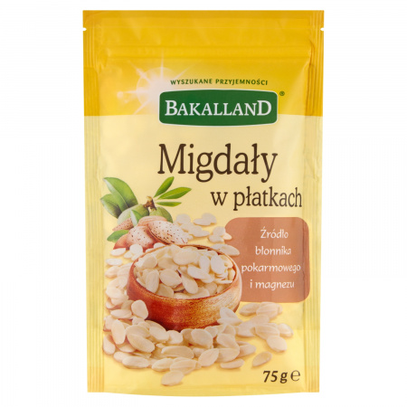 Bakalland Migdały w płatkach 75 g