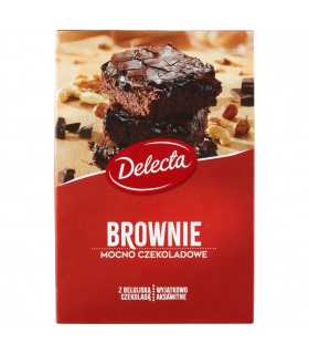 Delecta Brownie mocno czekoladowe mieszanka do wypieku ciasta 550 g