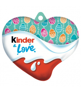 Kinder Love Figurka z mlecznej czekolady z mlecznym nadzieniem 37 g