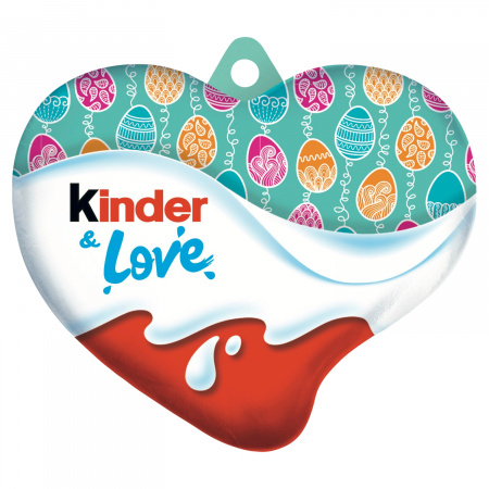 Kinder Love Figurka z mlecznej czekolady z mlecznym nadzieniem 37 g