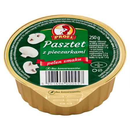 Profi Pasztet z pieczarkami 250 g