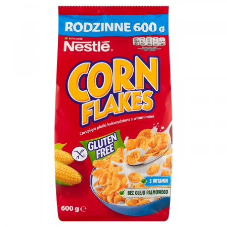 Nestlé Corn Flakes Płatki śniadaniowe 600 g