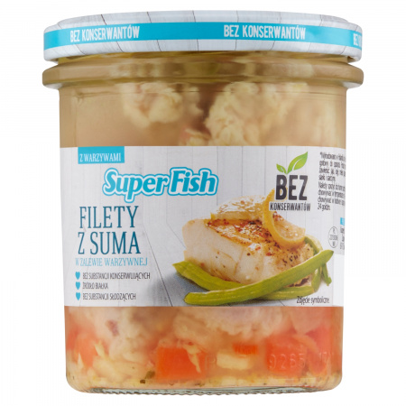 SuperFish Filety z suma w zalewie warzywnej 300 g