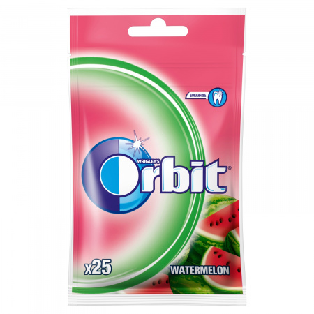 Orbit Watermelon Guma do żucia bez cukru 35 g (25 sztuk)