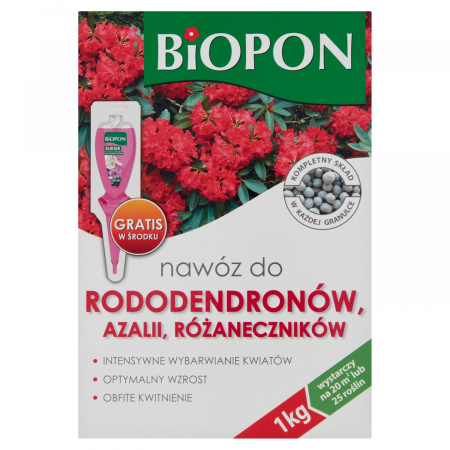 Biopon Nawóz do rododendronów azalii różaneczników 1 kg