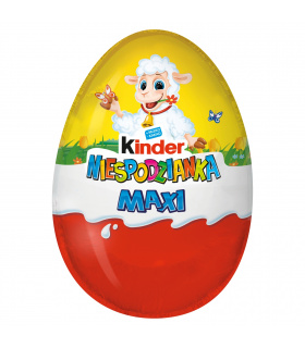 Kinder Niespodzianka Maxi Jajko z niespodzianką pokryte czekoladą mleczną 100 g