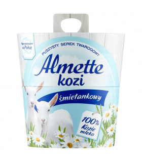 Almette Kozi Puszysty serek twarogowy śmietankowy 135 g