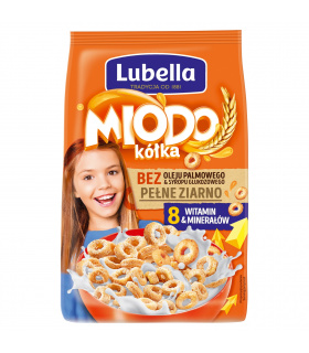 Lubella Miodo kółka Zbożowe kółka z miodem 250 g