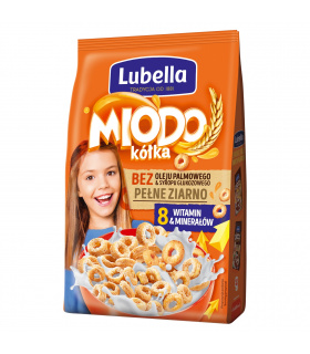 Lubella Miodo kółka Zbożowe kółka z miodem 250 g