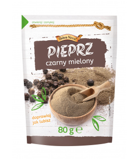 Dobra Nasza! Pieprz czarny mielony 80 g