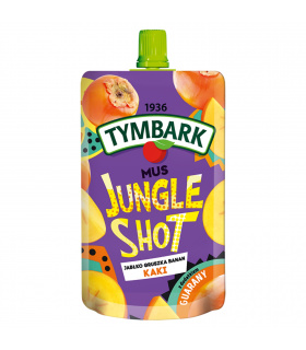 Tymbark Jungle Shot Mus jabłko gruszka banan kaki 200 g