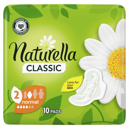 Naturella Classic Normal Camomile Podpaski ze skrzydełkami x10