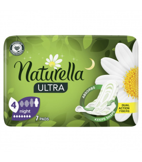 Naturella Ultra Night Size 4 Podpaski ze skrzydełkami x7