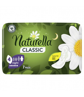 Naturella Classic Night Camomile Podpaski ze skrzydełkami x7