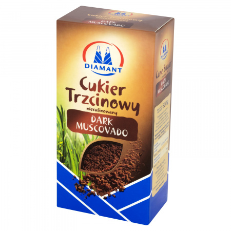 Diamant Dark Muscovado Cukier trzcinowy nierafinowany 500 g