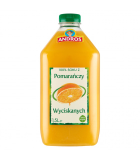 Andros 100% sok z pomarańczy wyciskanych 1,5 l