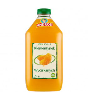 Andros 100% sok z klementynek wyciskanych 1,5 l