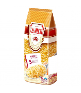 Czaniecki Makaron 5 jajeczny literki 250 g