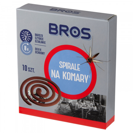 Bros Spirale na komary 120 g (10 sztuk)