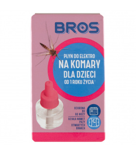 Bros Płyn do elektro na komary dla dzieci od 1 roku życia 40 ml