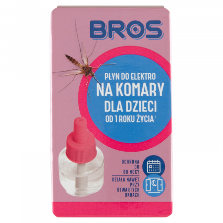 Bros Płyn do elektro na komary dla dzieci od 1 roku życia 40 ml