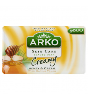 Arko Skin Care Creamy Równoważące mydło kosmetyczne miód i krem 90 g