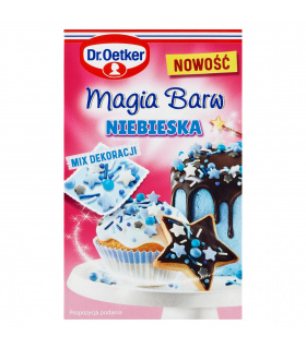 Dr. Oetker Mix dekoracji magia barw niebieska 70 g