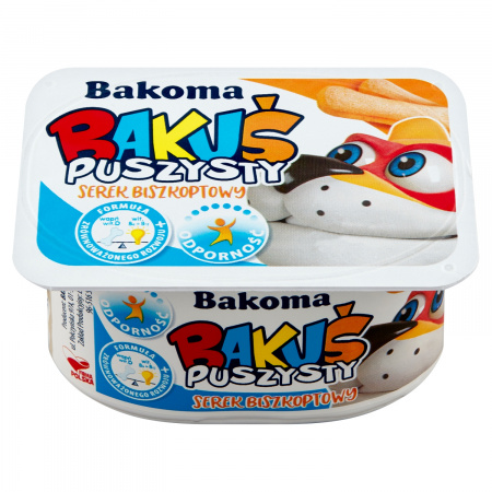 Bakoma Bakuś Puszysty serek biszkoptowy 90 g