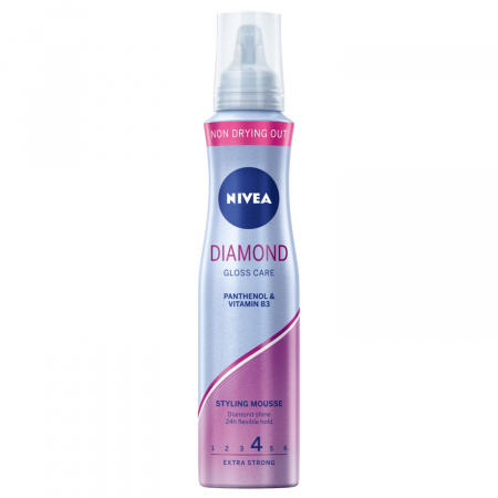 Nivea Nivea Diamond Gloss Care Pianka DO Włosów 150 ml