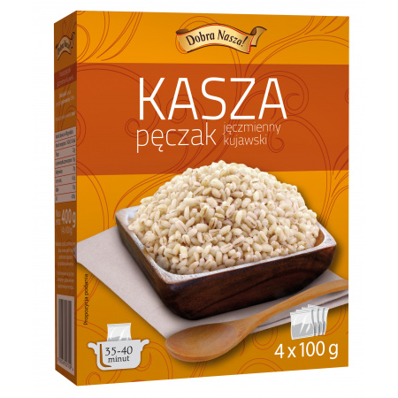 Dobra Nasza! Kasza pęczak jęczmienny kujawski 4x100 g