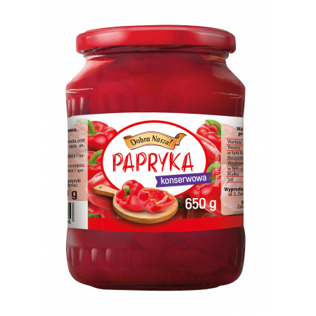 Dobra Nasza! Papryka marynowana 650 g