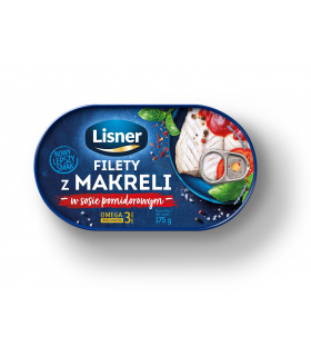 Lisner Filety z makreli w kremie pomidorowym 175 g