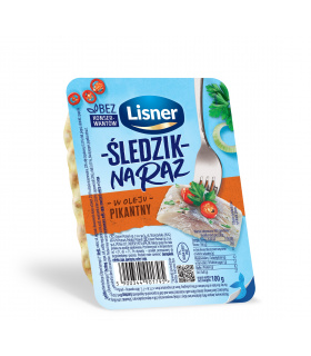 Lisner Śledzik na raz pikantny 100 g