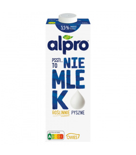 Alpro Psst! To nie mlek Napój owsiany 3,5 % 1 l