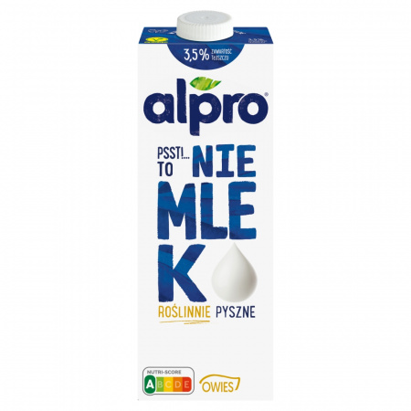 Alpro Psst! To nie mlek Napój owsiany 3,5 % 1 l