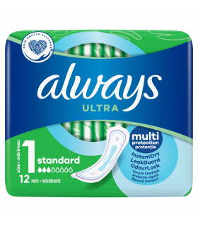 Always Ultra Normal (R1) Podpaski 12 Sztuk