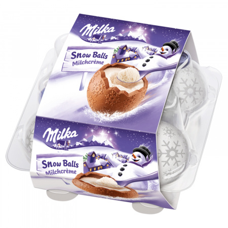 Milka Snow Balls Czekolada mleczna 112 g (4 x 28 g)