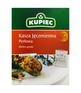 Kupiec Kasza jęczmienna perłowa 400 g (4 torebki)