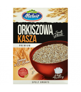 Melvit Premium Kasza orkiszowa 400 g (4 torebki)