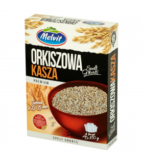 Melvit Premium Kasza orkiszowa 400 g (4 torebki)