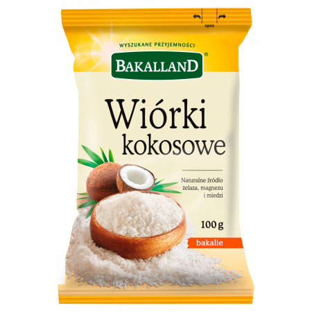 Bakalland Wiórki kokosowe 100 g