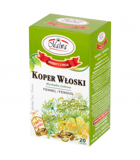 Malwa Herbatka ziołowa koper włoski 30 g (20 x 1,5 g)