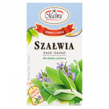 Malwa Herbatka ziołowa szałwia 20 g (20 x 1 g)