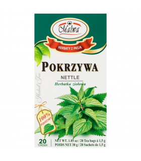 Malwa Herbatka ziołowa pokrzywa 30 g (20 x 1,5 g)