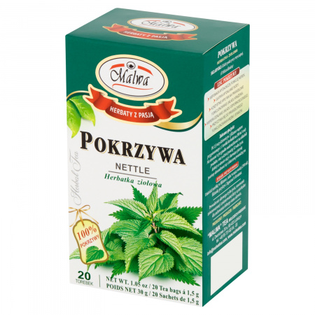 Malwa Herbatka ziołowa pokrzywa 30 g (20 x 1,5 g)