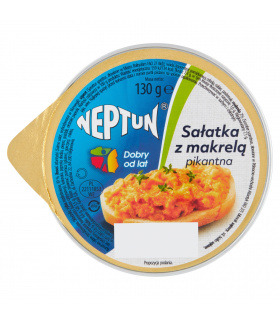 Neptun Sałatka z makrelą pikantna 130 g